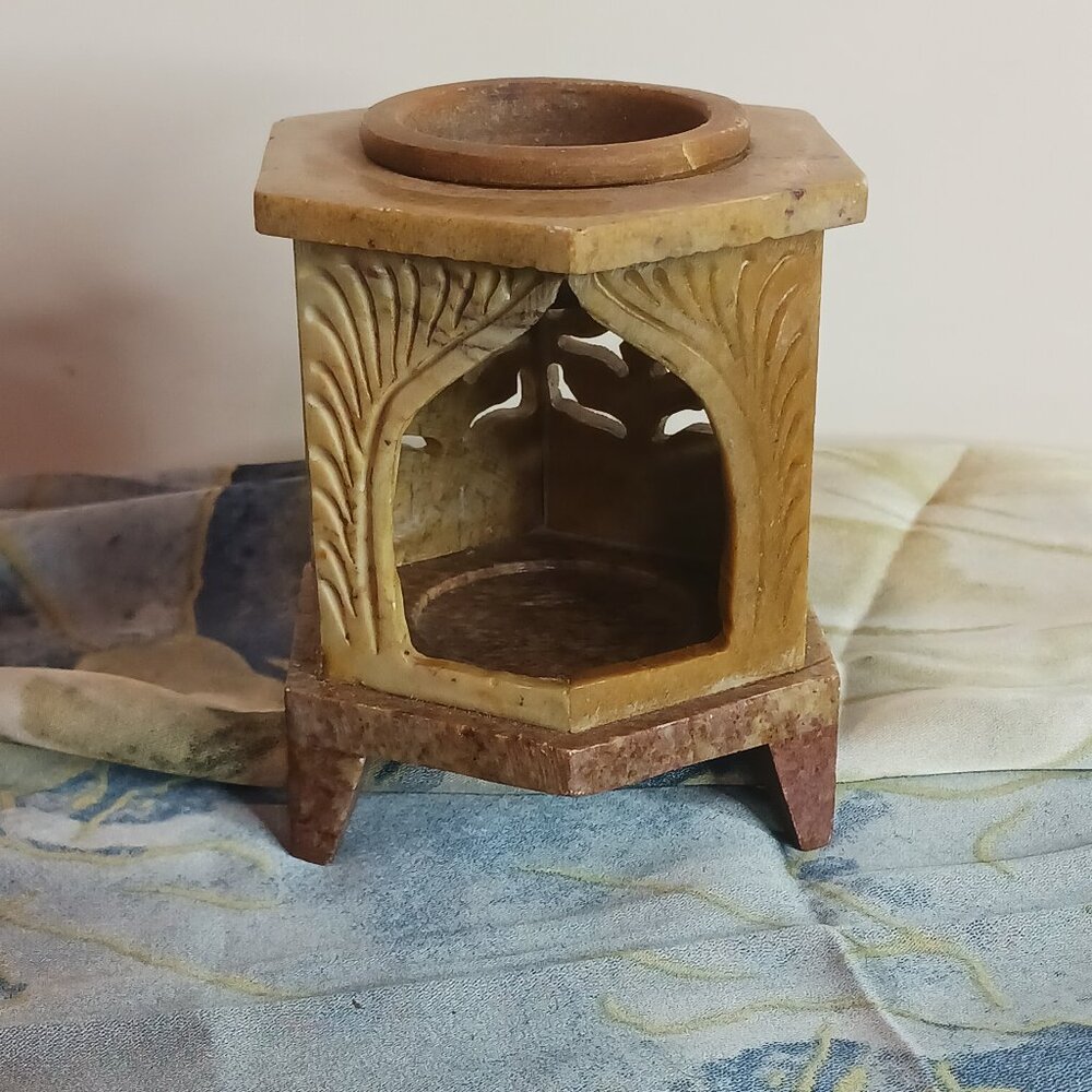 Solid Stone Wax or Oil Warmer